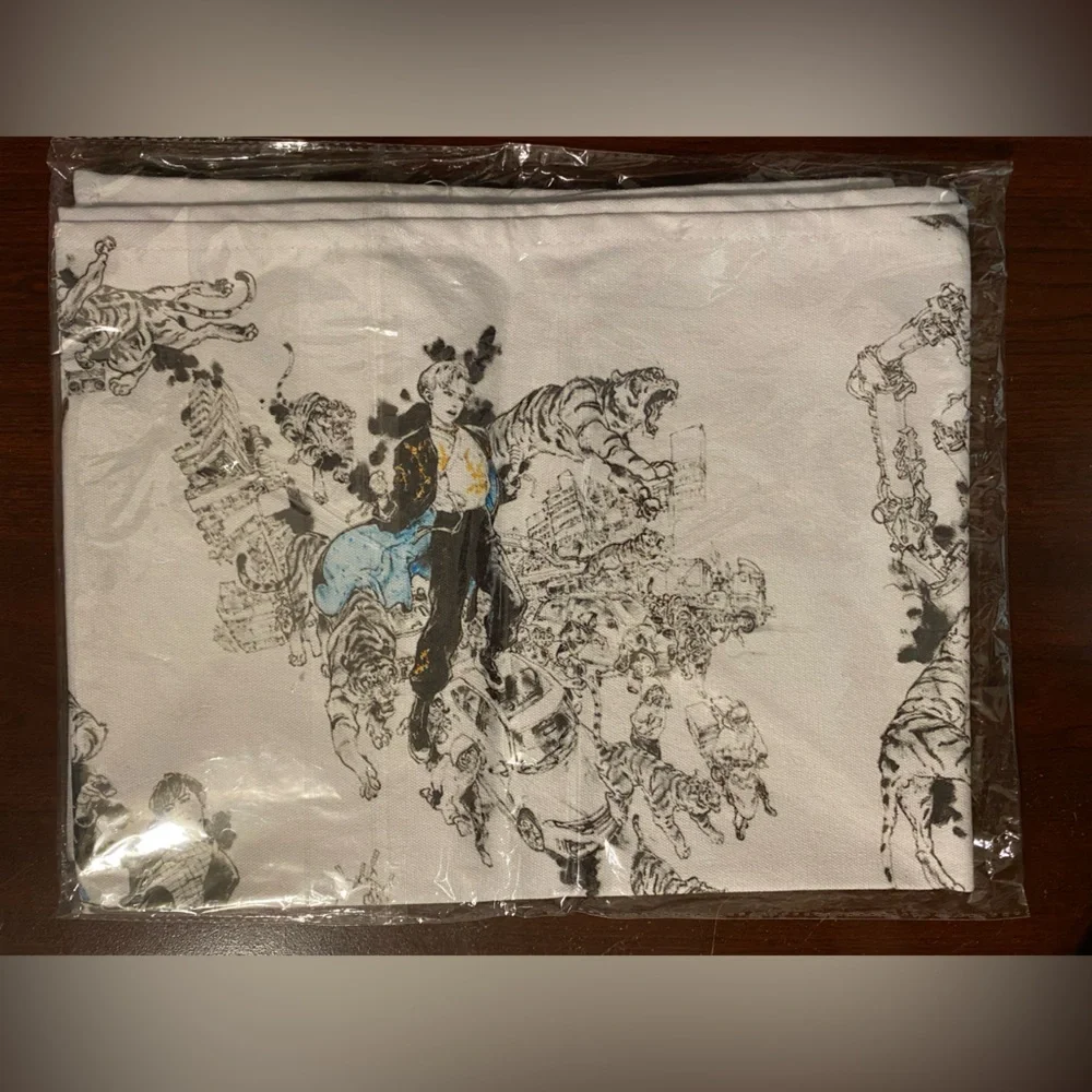 Official SuperM x Kim Junggi “Tiger Inside” Wall Decor Art Tapestry
